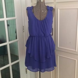 Fun and Flirty Sleeveless Grape Dress
